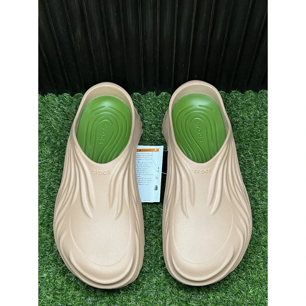 Size‎ 11 - Crocs Mens' Echo Wave Clogs - Cork/Kiwi